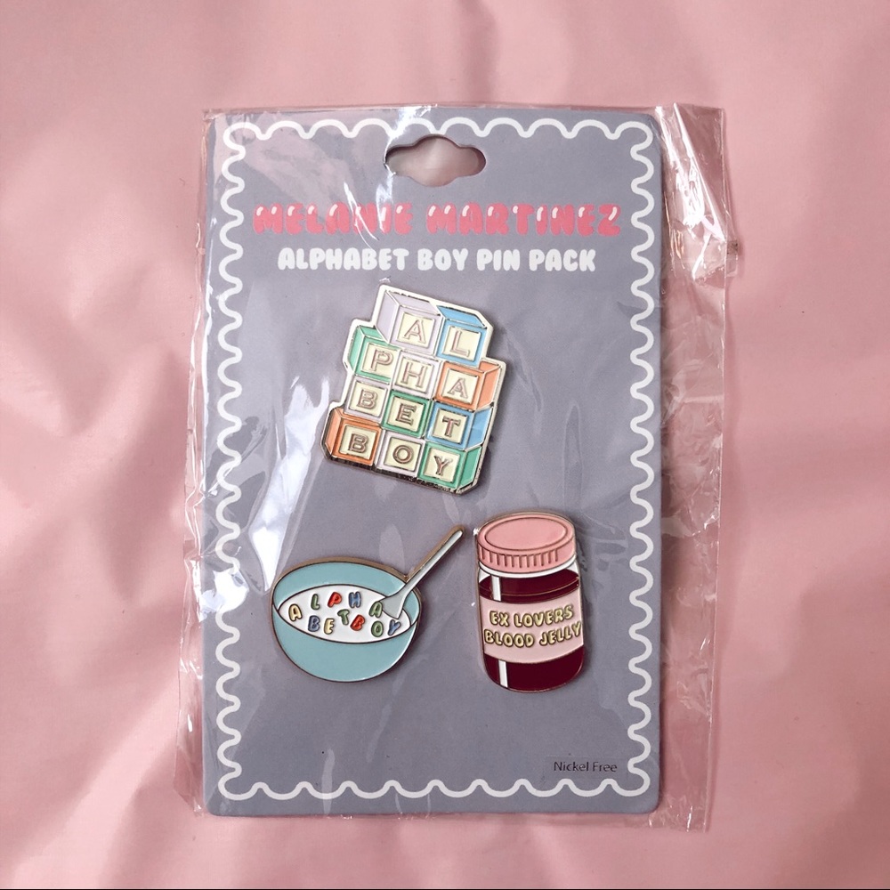 melanie martinez alphabet boy pin pack